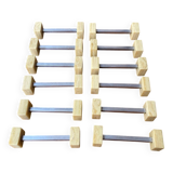 Set of 12 art deco knife rests