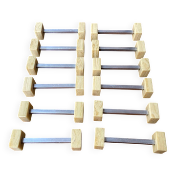 Set 12 porte-couteaux art deco