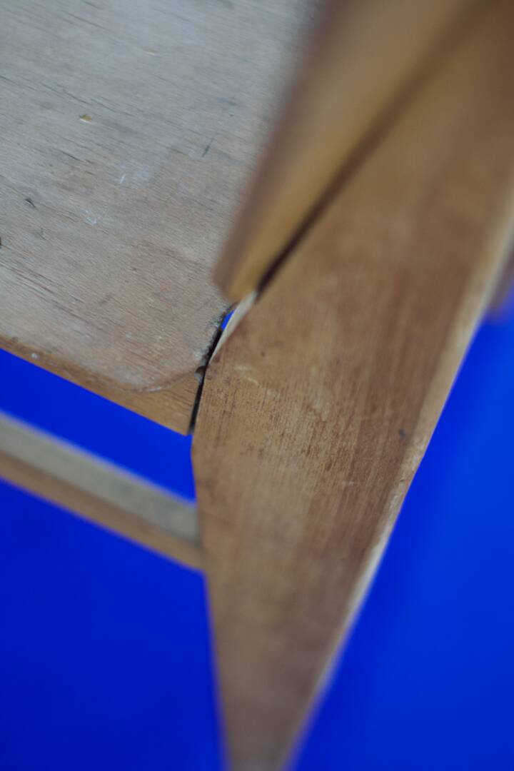 two  style wooden chairs