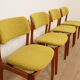 4 chaises de salle à manger | Erik Buch | Modèle 49 | Palissandre | Rembourrées