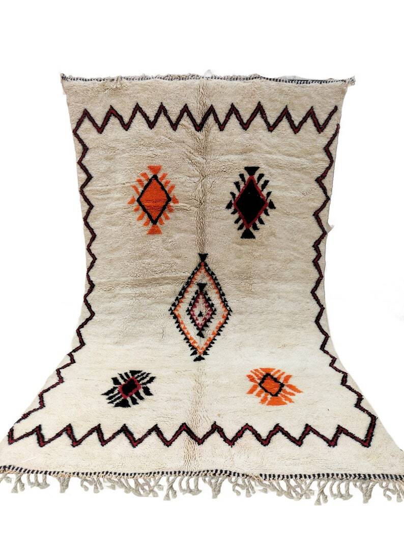 Handmade Berber wool rug 150/250cm