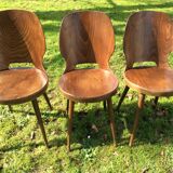 3 bistro chairs