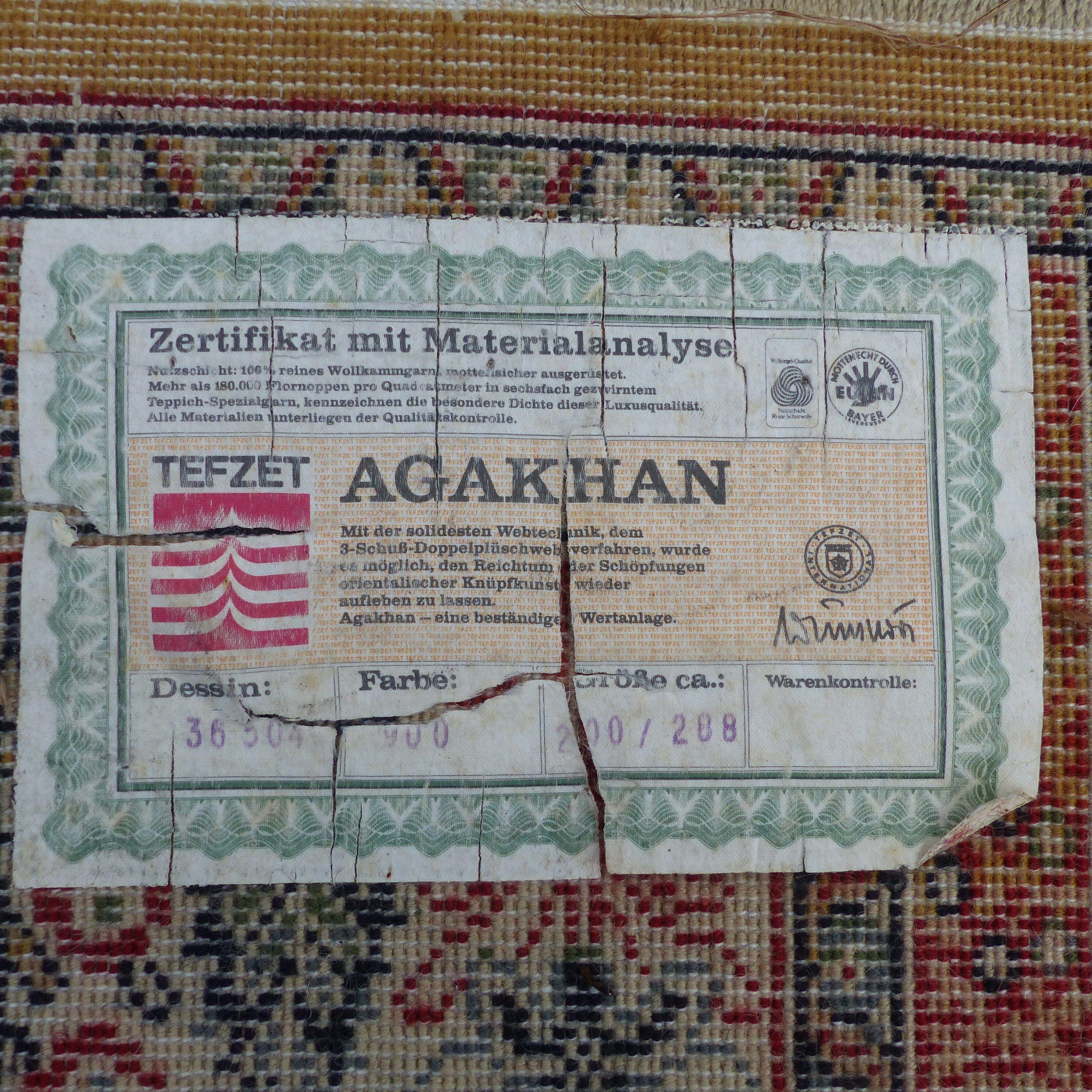 Tefzet oriental rug knotted hand wool on wool