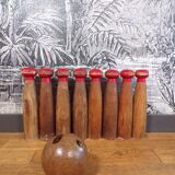 1900 wooden bowling game