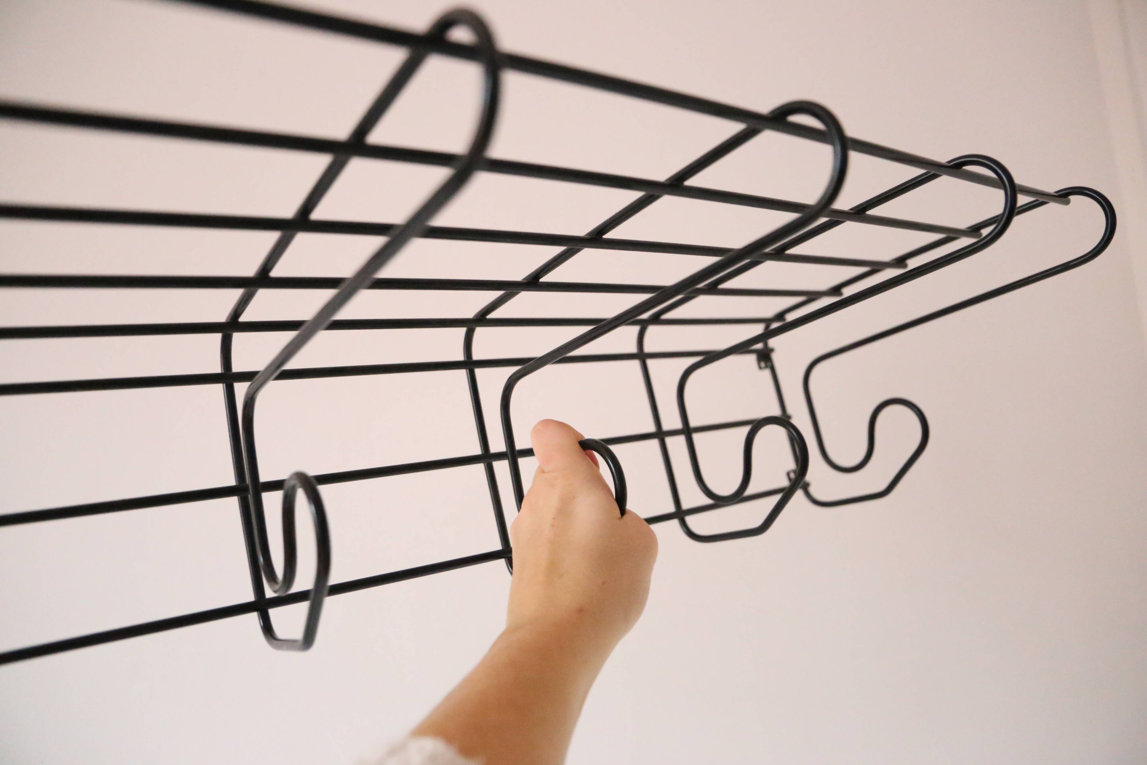 Coat rack Ikea Frän, vintage, 1980