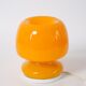 Lampe italienne opaline orange vintage