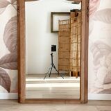 Large antique carved wooden mirror – Louis XV style – 140 x 90 cm