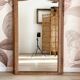 Large antique carved wooden mirror – Louis XV style – 140 x 90 cm