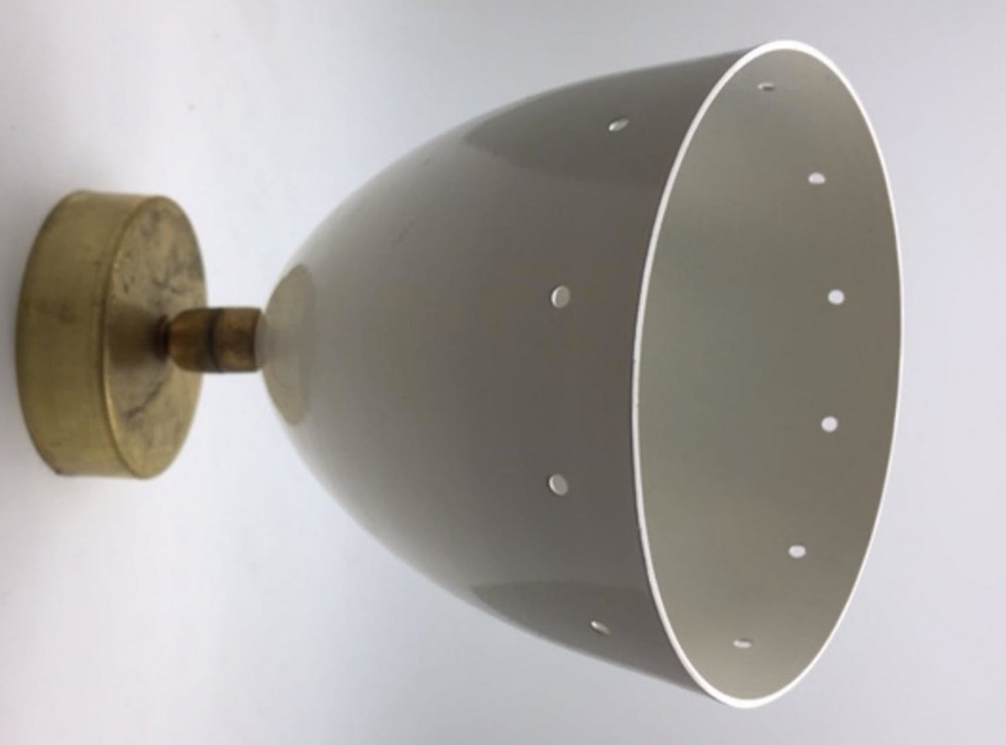 White italian fanal wall lamp