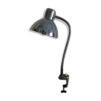 1960 vintage chrome-stamped office lamp - 37 cm