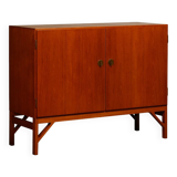 Børge Mogensen 'China' Cabinet (Model 232) in teak and brass, FDB Møbler Denmark