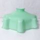 Old pendant lamp opaline glass chandelier vintage mint green lampshade