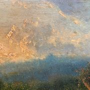 HSP painting "Pastoral with lambs" by Petrus Marius Brouwer (1819/1886)