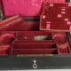 Old travel box for sewing and other Napoleon III