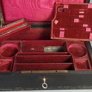 Old travel box for sewing and other Napoleon III