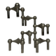 6 Nagel S22 candle holders, vintage