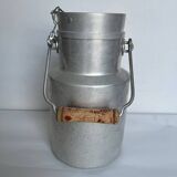 Old aluminum milk jug 1.5 liters