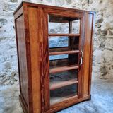 Antique shop window – Pine wood – 1920s/30s – On casters