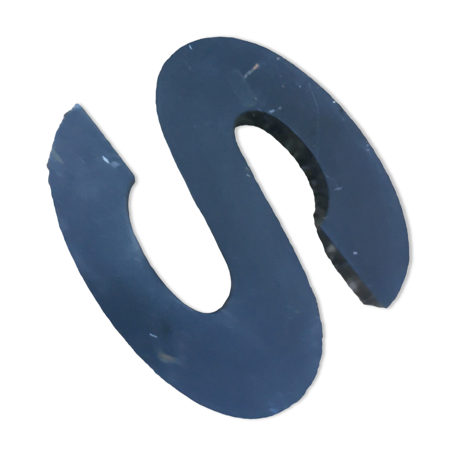 Vintage metal sign letter