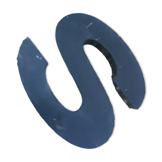 Vintage metal sign letter