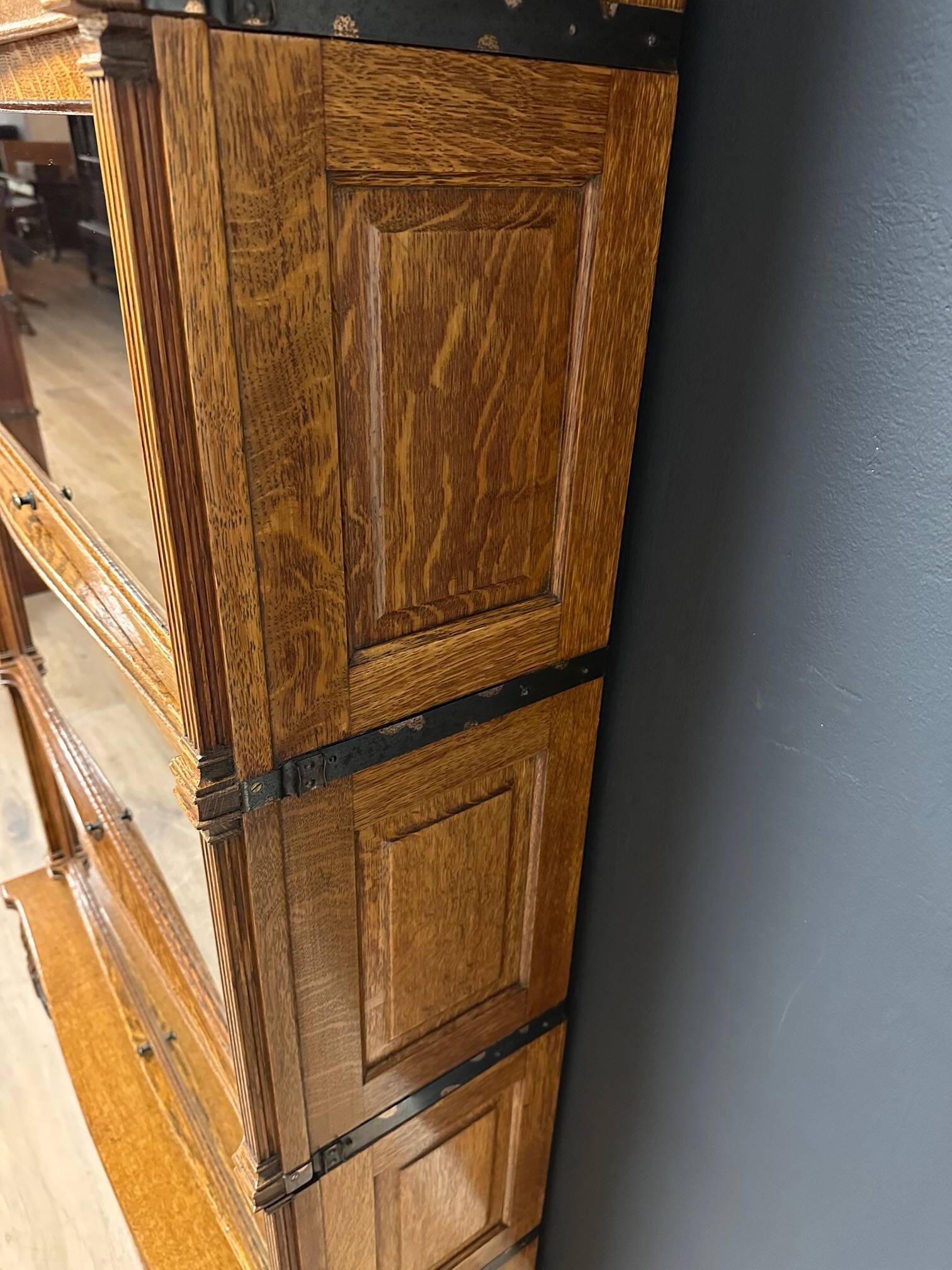 Antique Globe Wernicke Bookcase