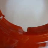 ARTEMIDE 1980 oval design wall light by Patrick Jouin orange/white 1