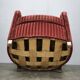 1950s Danish Modern Sculptural Velvet Lounge Armchair