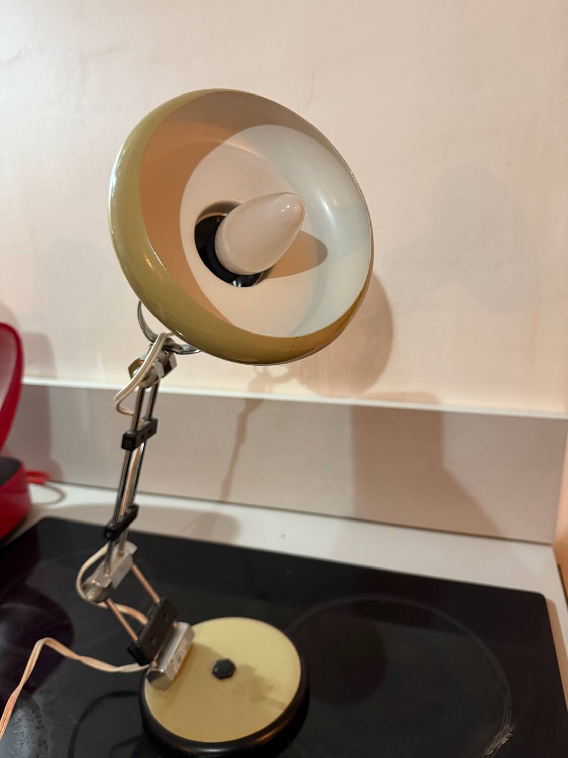 Lampe vintage Aluminor