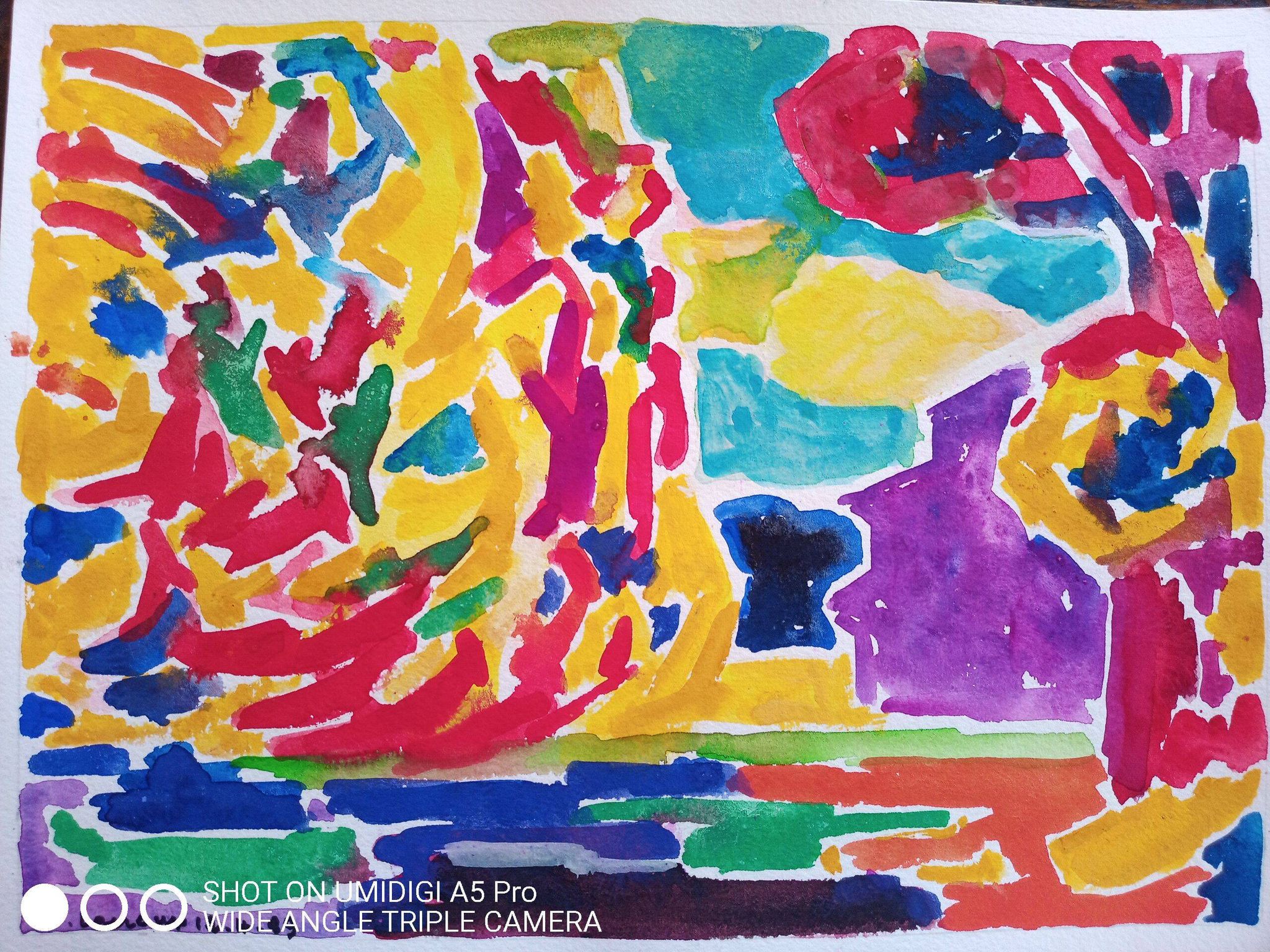Pierre Lacroux (1909-1993) Gouache on paper 24 x 32 cm - from 1989 - (286)