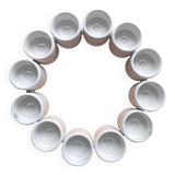Set of 12 Vintage Candle Holders