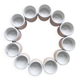 Set of 12 Vintage Candle Holders