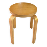 Tabouret vintage Alvar Aalto modèle E60 pour Artek