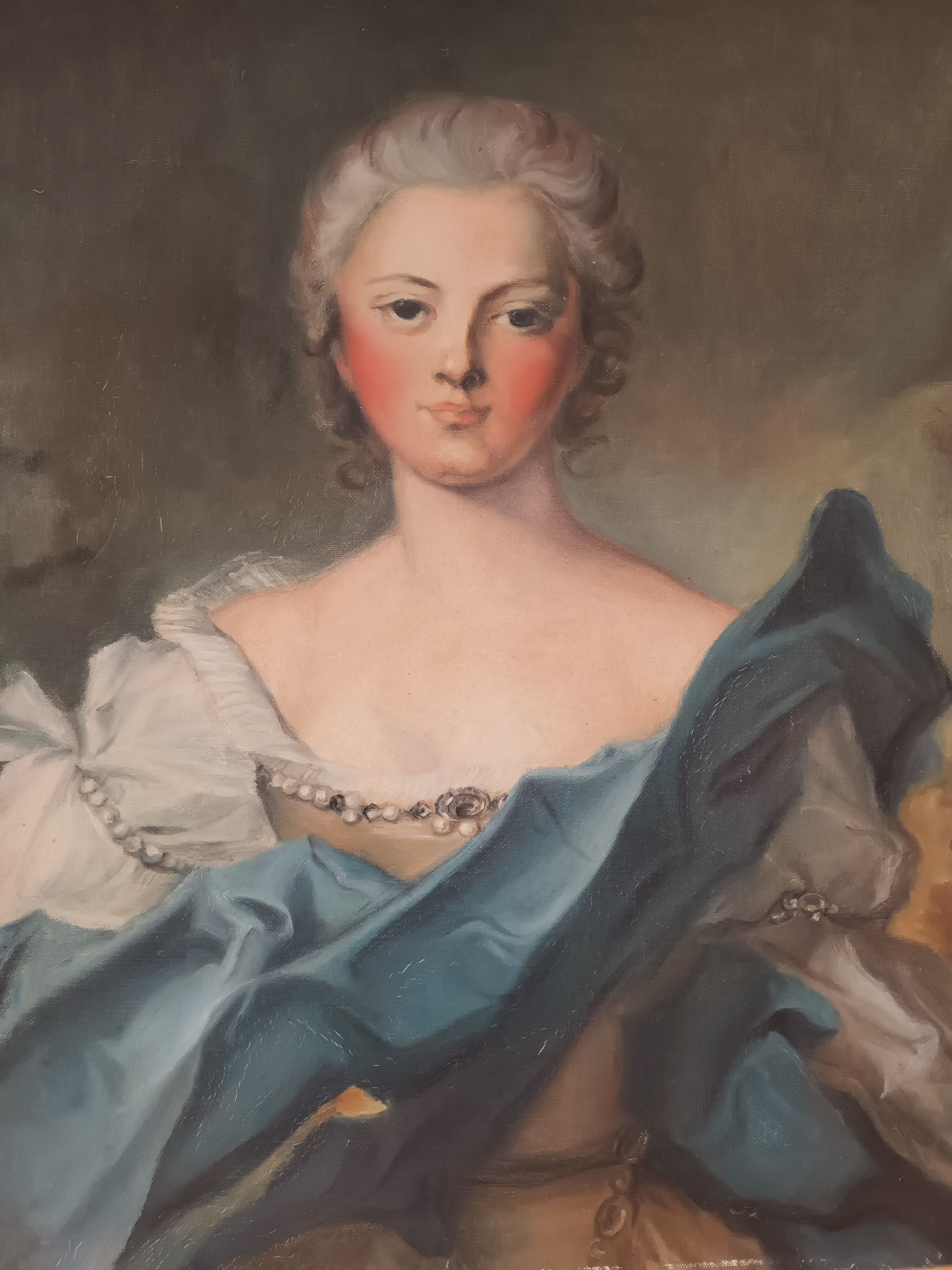 Portrait huile sur toile