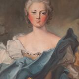 Portrait huile sur toile