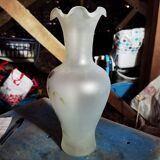 Vase en verre peint à la main
