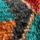 Handmade Berber rug in coloured wool 200/300cm