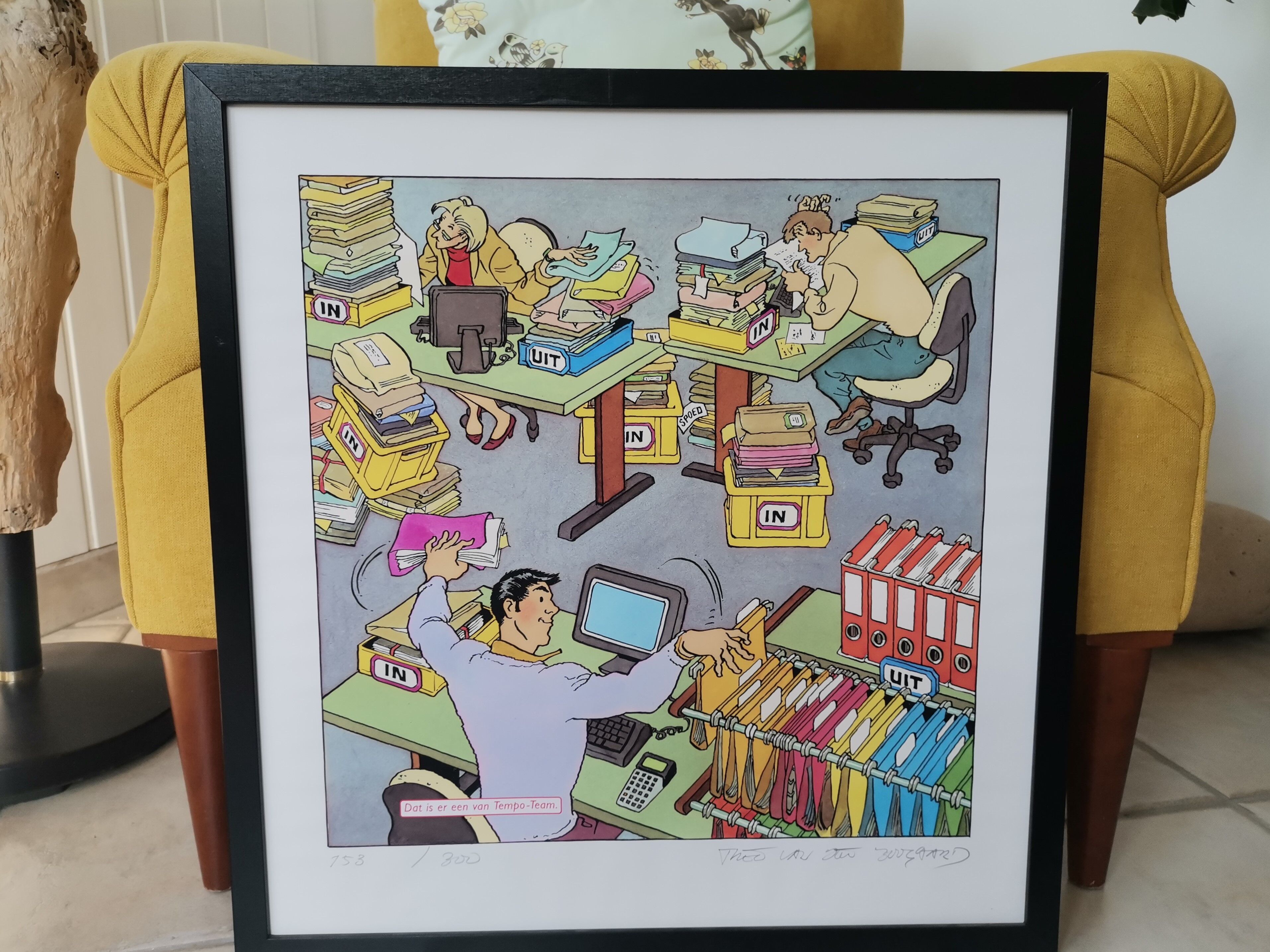 Theo van den Boogaard serigraphy