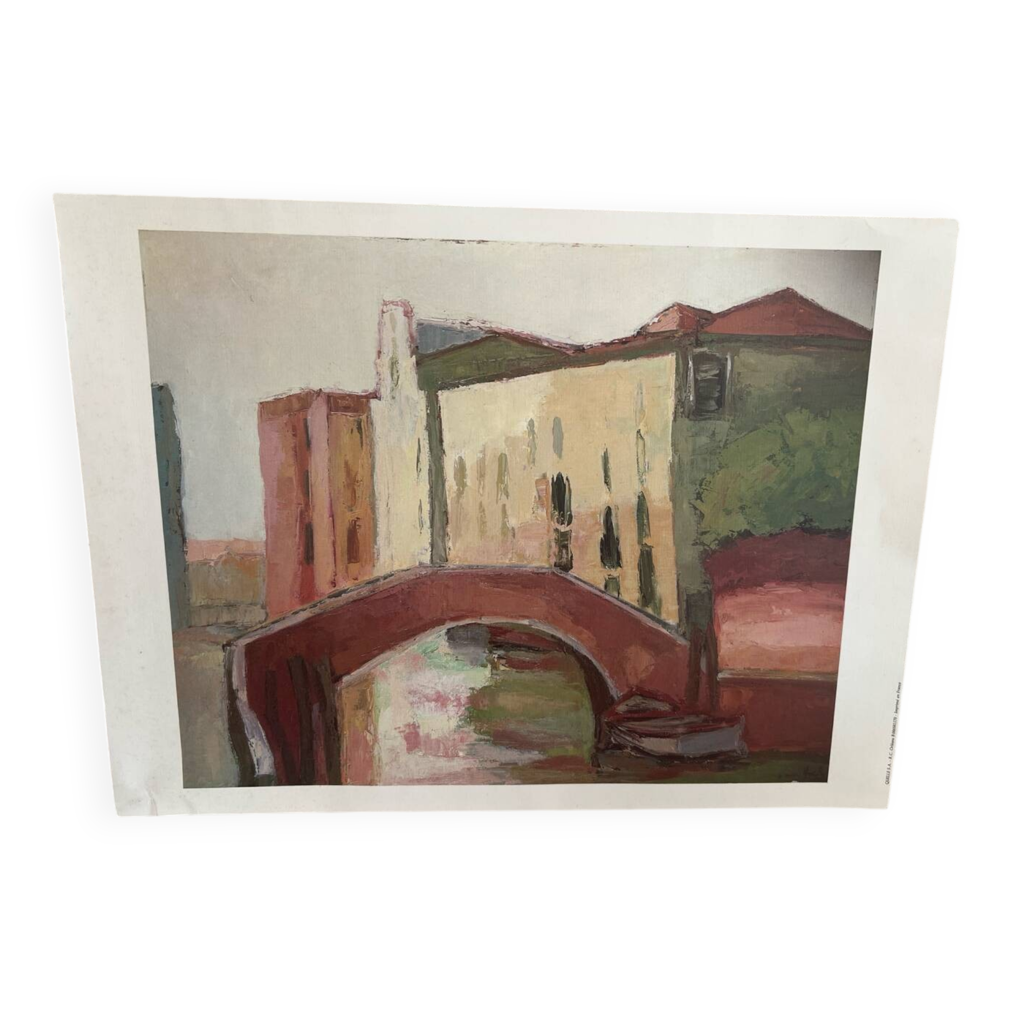 Venice landscape watercolor