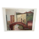 Watercolour landscape Venice