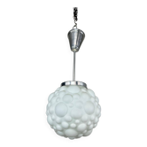 White modernist pendant light