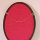 Antique oval mirror 75 X 56 cm