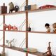 Teak modular shelving unit, Danish design, 1960s, designed by Rud Thygesen