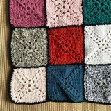 Crochet granny blanket