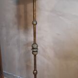 large lamp lamp vintage iron forged and hammered opaline very rare beautiful condition 1940 photos s