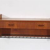 Vintage Scandinavian teak shelf 1960