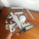 Lampe Cube Métal Chromé Vintage 70s - Style Sciolari / Rega