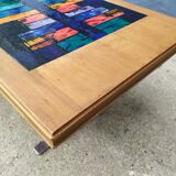 Vintage ceramic coffee table 1m60
