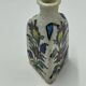 Trilobe enameled earthenware bottle, Persia, Iznik, 19th century