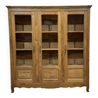 1950s school library in chestnut wood