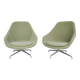 Paire de fauteuils lounge AAL 91 haut